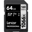 Lexar Professional 64GB, 1066X UHS-I SDXC Memory Card