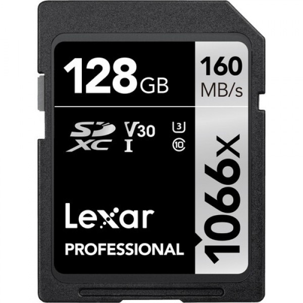 Lexar Professional 128GB, 1066X UHS-I SDXC Memory Card