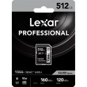 Lexar Professional 512GB, 1066X UHS-I SDXC Memory Card