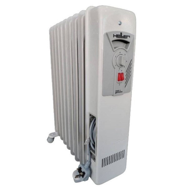 Heller 2500Watts, 15 fins Oil Heater, White - MAB-2515