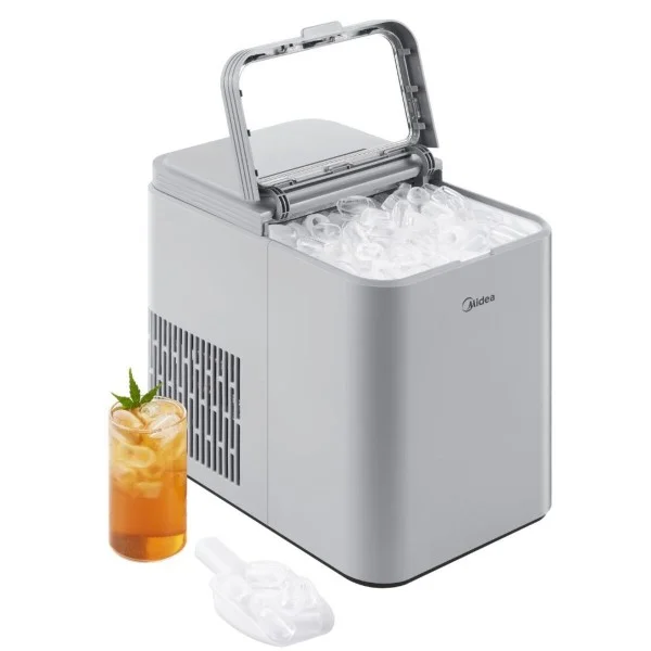 Midea 12KG Bullet Ice Maker, Grey - MERI12BG43KW