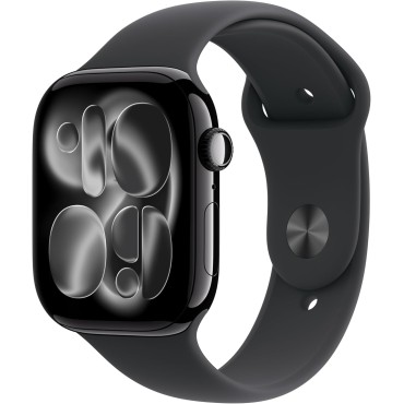 Apple Watch Series 11 GPS 46mm Space Grey Aluminium Case with Black Sport Band – M/L Apple Watch Series 11 GPS 46mm Space Grey Aluminium Case with Black Sport Band – M/L