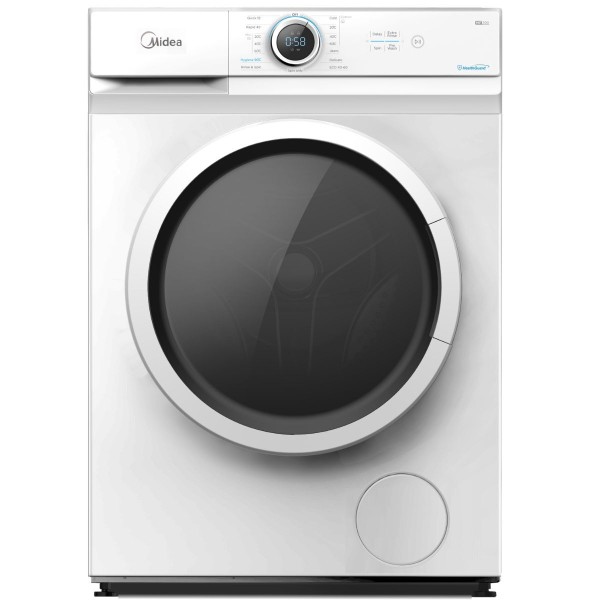 Midea 6KG Capacity, Front Load Washer, White - MF100W60/W-KW