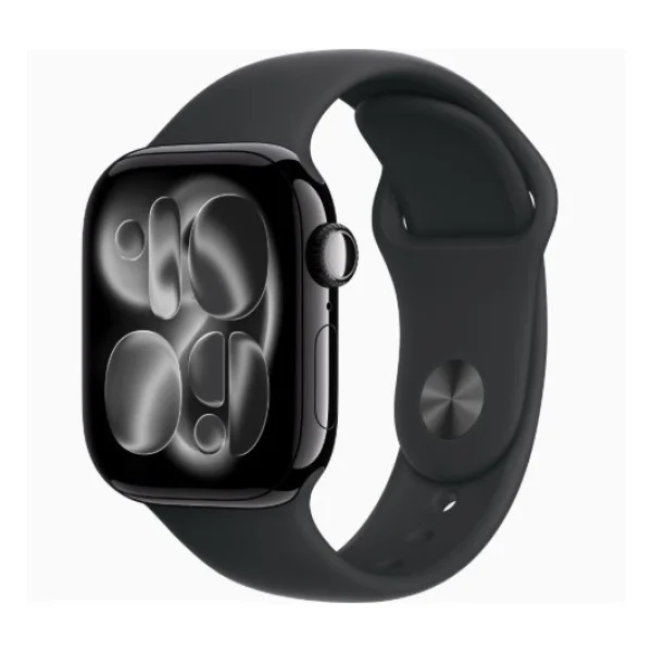 Apple Watch Series 11 Jet Black Aluminium Case with Black Sport Band 42mm GPS S/M - MF834AF/A