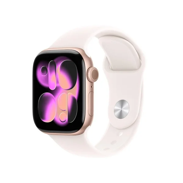 Apple Watch Series 11 Rose Gold Aluminium Case with Sport Band 42mm GPS S/M - MF8E4AF/A
