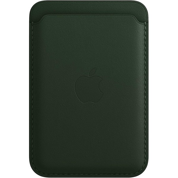 Apple Leather Wallet with MagSafe (for iPhone) - Sequoia Green