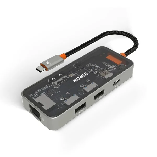 Mowsil 6-in-1 USB-C Hub - MOCHB6