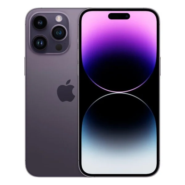 Apple iPhone 14 Pro Max, 6.7-inch 256GB, 6GB RAM, 5G Phone - Deep Purple
