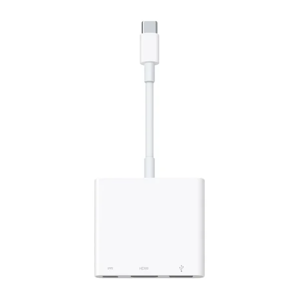 Apple USB-C Digital AV Multiport Adapter, White - MW5M3ZM/A