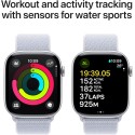 Apple Watch Series 10 GPS 46mm Silver Aluminium Case with Blue Cloud Sport Loop Apple Watch Series 10 GPS 46mm Silver Aluminium Case with Blue Cloud Sport Loop