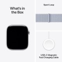 Apple Watch Series 10 GPS 46mm Silver Aluminium Case with Blue Cloud Sport Loop Apple Watch Series 10 GPS 46mm Silver Aluminium Case with Blue Cloud Sport Loop