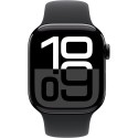 Apple Watch Series 10 GPS + Cellular 42mm Jet Black Aluminium Case with Black Sport Band – M/L Apple Watch Series 10 GPS + Cellular 42mm Jet Black Aluminium Case with Black Sport Band – M/L