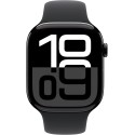 Apple Watch S10 GPS 46mm Jet Black Aluminum Case with Black Sport Band – S/M Apple Watch S10 GPS 46mm Jet Black Aluminum Case with Black Sport Band – S/M