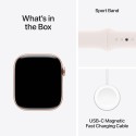 Apple Watch Series 10 GPS + Cellular 46Mm Rose Gold Aluminum Case with Light Blush Sport Band - M/L Apple Watch Series 10 GPS + Cellular 46Mm Rose Gold Aluminum Case with Light Blush Sport Band - M/L