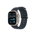 Apple Watch Ultra 2 GPS + Cellular 49mm Natural Titanium Case with Navy Ocean Band Apple Watch Ultra 2 GPS + Cellular 49mm Natural Titanium Case with Navy Ocean Band