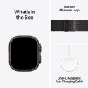 Apple Watch Ultra 2 GPS + Cellular 49mm Black Titanium with Black Titanium Milanese Loop – M Apple Watch Ultra 2 GPS + Cellular 49mm Black Titanium with Black Titanium Milanese Loop – M