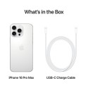 Apple iPhone 16 Pro Max 6.9" 256GB - White Titanium