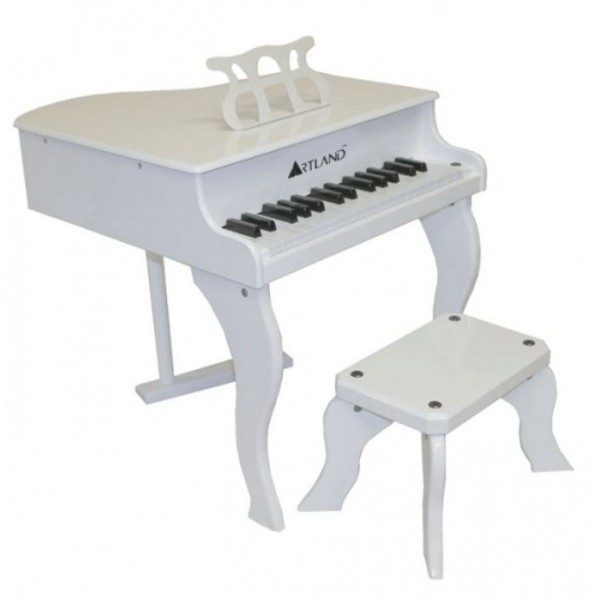 Artland 35 Keys Baby Piano, White - BP002W