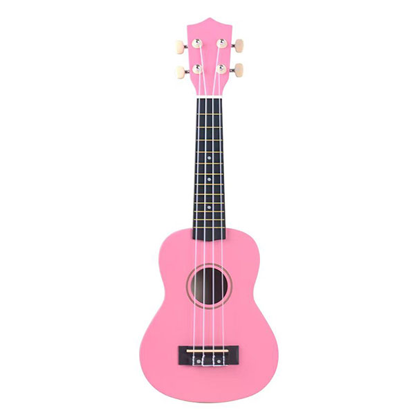 ENJOY 21inch Soprano Ukulele Guitar, Pink - E-UK21-P