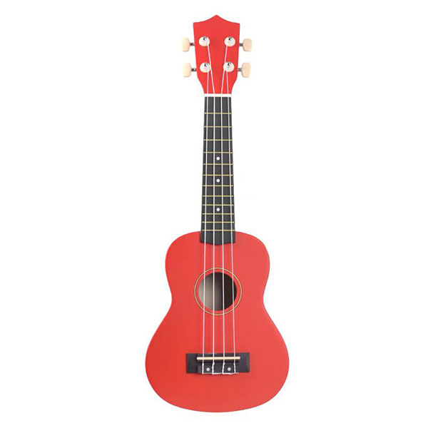 ENJOY 21inch Soprano Ukulele Guitar, Red - E-UK21-RD