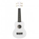 ENJOY 21inch Soprano Ukulele Guitar, White - E-UK21-WH