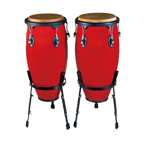 Conga Pair with Stand 10" & 11", Red - GFC1011-R