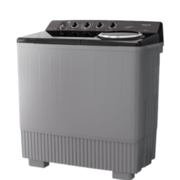 Panasonic Twin Tub Washing Machine 18KG,13KG, Abaya Wash, Silver - NA-W18XG1BKW