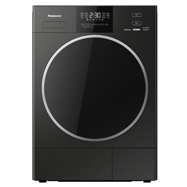 Panasonic Heat Pump 10.5 KG Dryer, Black - NH-XE21R1BKW