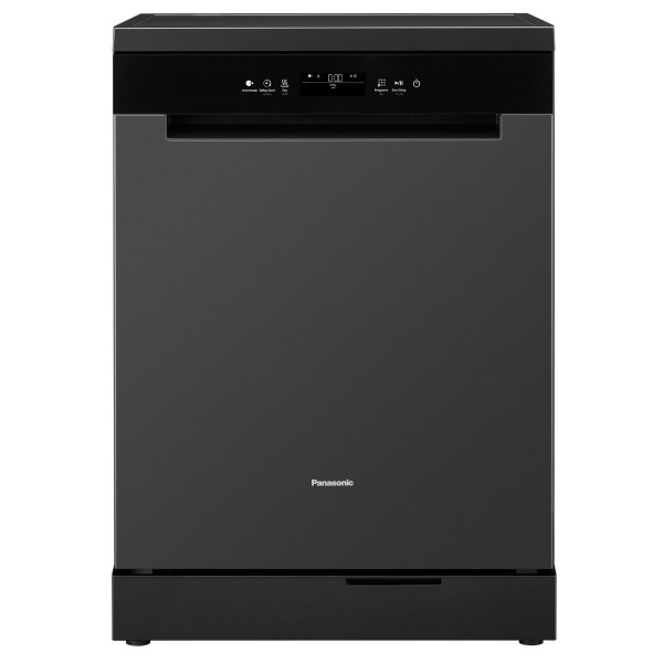 Panasonic 15 Place Dishwasher With 11 Programs and Self-Cleaning Function, Black - NP-FMK16XEKW