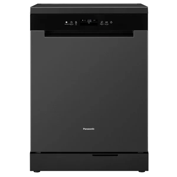 Panasonic 15 Place Dishwasher With 11 Programs and Self-Cleaning Function, Black - NP-FMK16XEKW