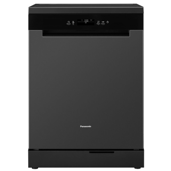 Panasonic 15 Place Dishwasher With 7 Programs and Self-Cleaning Function, Black - NP-FVK16XEKW
