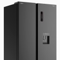 Panasonic Side by Side Refrigerator 610 Liters, Black - NR-BS80DMKKW