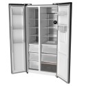 Panasonic Side by Side Refrigerator 610 Liters, Black - NR-BS80DMKKW
