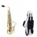 ARTLAND Eb Alto Saxophone Gold Keys, with Bag, White - AAS-5505CW