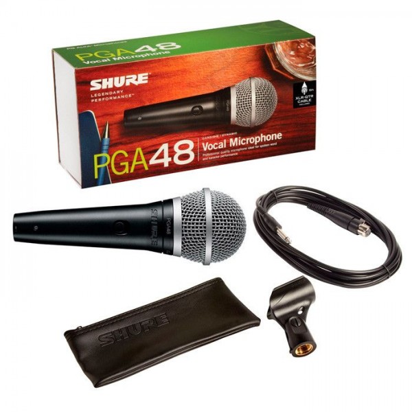 Shure Wireless Cardioid Dynamic Vocal Microphone - PGA48-QTR-E