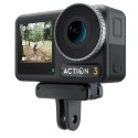 Telesin Magnetic Dual Claw Mount for DJI Osmo Action 3/4, Black - OA-TPM-T04