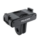 Telesin Magnetic Dual Claw Mount for DJI Osmo Action 3/4, Black - OA-TPM-T04
