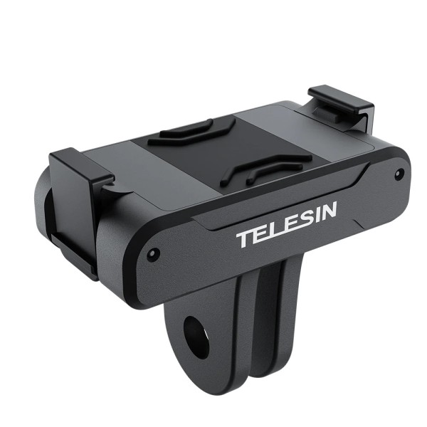 Telesin Magnetic Dual Claw Mount for DJI Osmo Action 3/4, Black - OA-TPM-T04
