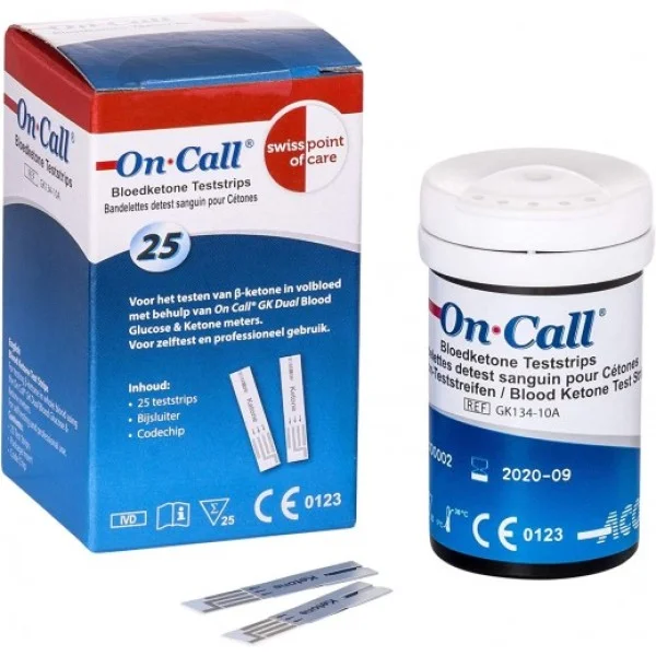 Oncall GK Ketone Strips (25s) - OCGK-682607811229