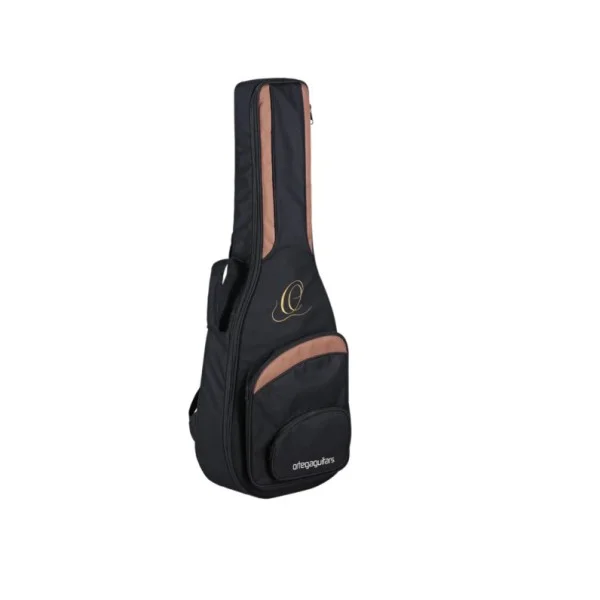 Ortega Pro Series Full Size Classical 4/4 Guitar Bag, Brown/Black - ONB44