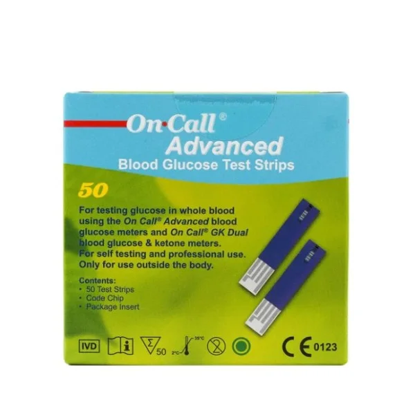 On Call Advanced Test Strips (50) - OCA-682607541218