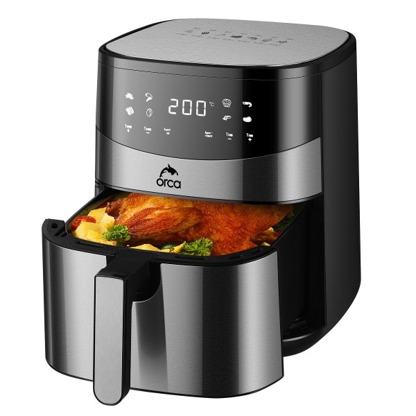 Orca 6.5Litre Capacity, 1500Watts, Digital Airfryer - OR-AF1805D