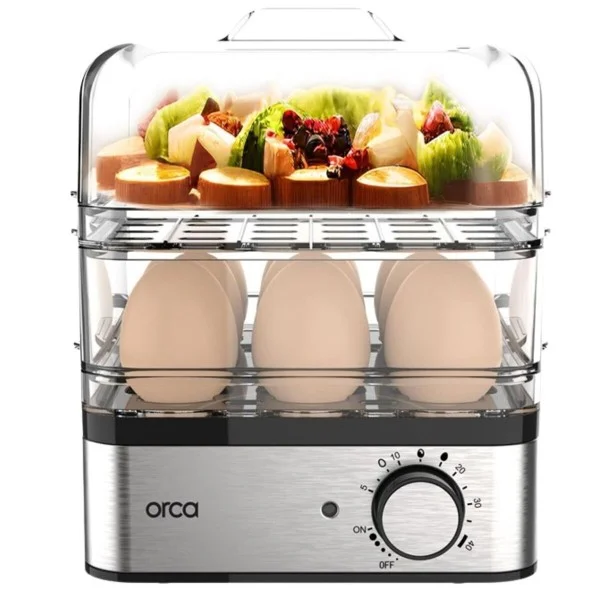 Orca Stainless Steel, 8 Eggs 400W Egg Boiler - OR-EB-KY301
