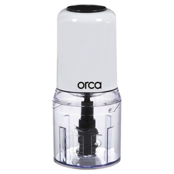 Orca Electric 500ml, Plastic Chopper 400W, White - OR-HFP-501