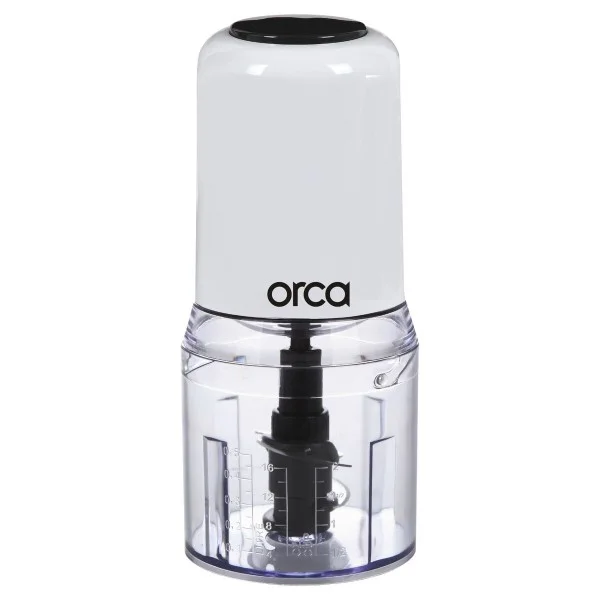 Orca Electric 500ml, Plastic Chopper 400W, White - OR-HFP-501