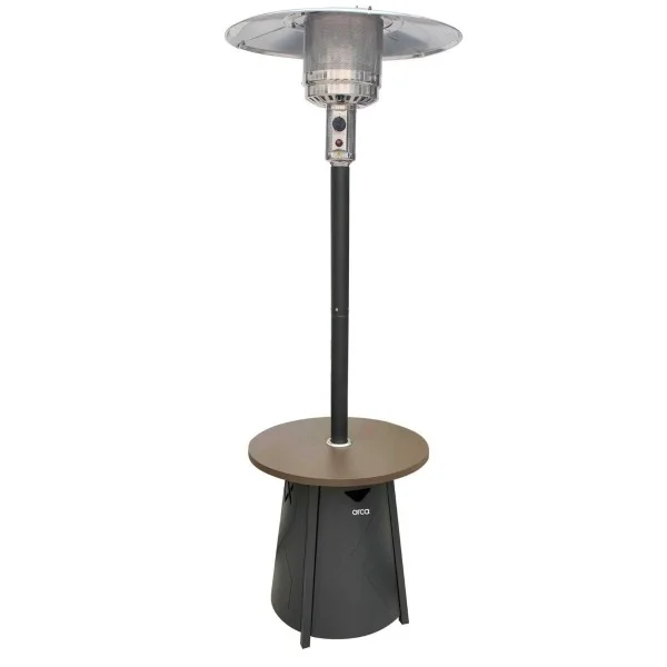 Orca Table Type Gas Patio Heater, Black - OR-HSS-A-TYPC