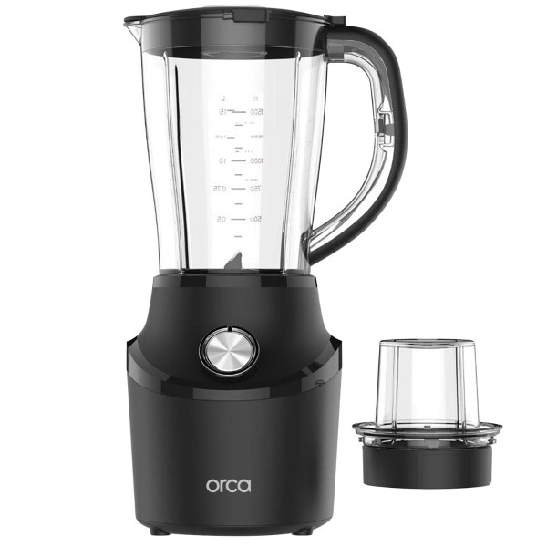 Orca 1.5Litre Capacity, 500Watts Plastic Mill Stand Blender, Black - OR-SB-BLT0003