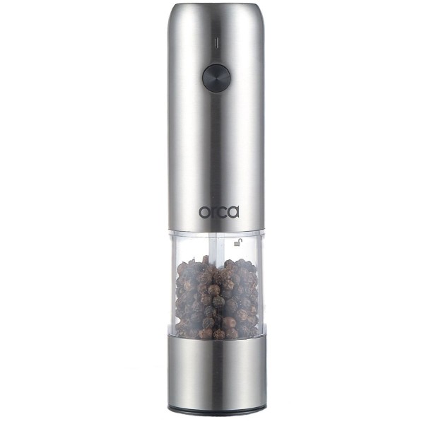 Orca Rechargeable Stainless Steel Mini Pepper Mill - OR-SPM-569AH(S)