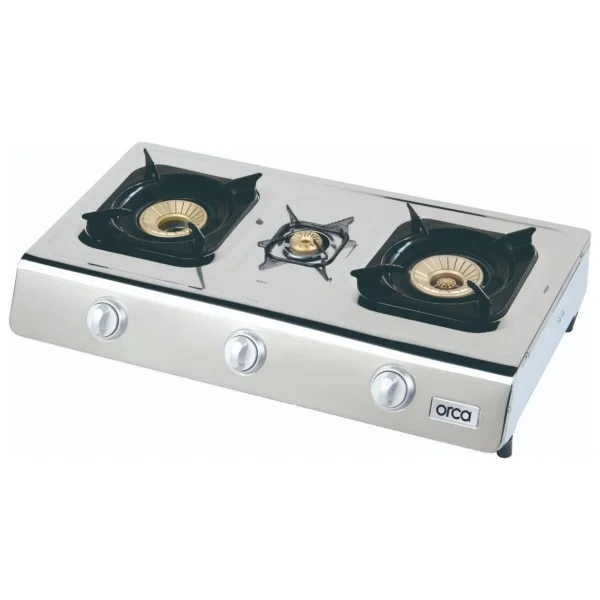 Orca Tabletop Stainless Steel, 3 Gas Burner - OR-TTB-3BSST