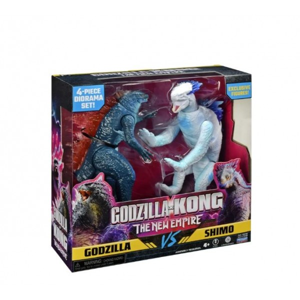 Godzilla x Kong Basic Figure 6", 2 pack Assorted - 35790-T